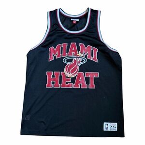 Miami Heat Mitchell & Ness NBA Black Jersey Size: XXL